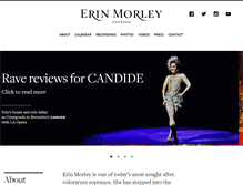 Tablet Screenshot of erinmorley.com